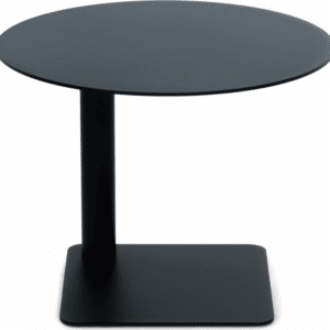 Udendørs sidebord Spinder Design Sunny Ø40ÃH30 cm mat sort stål